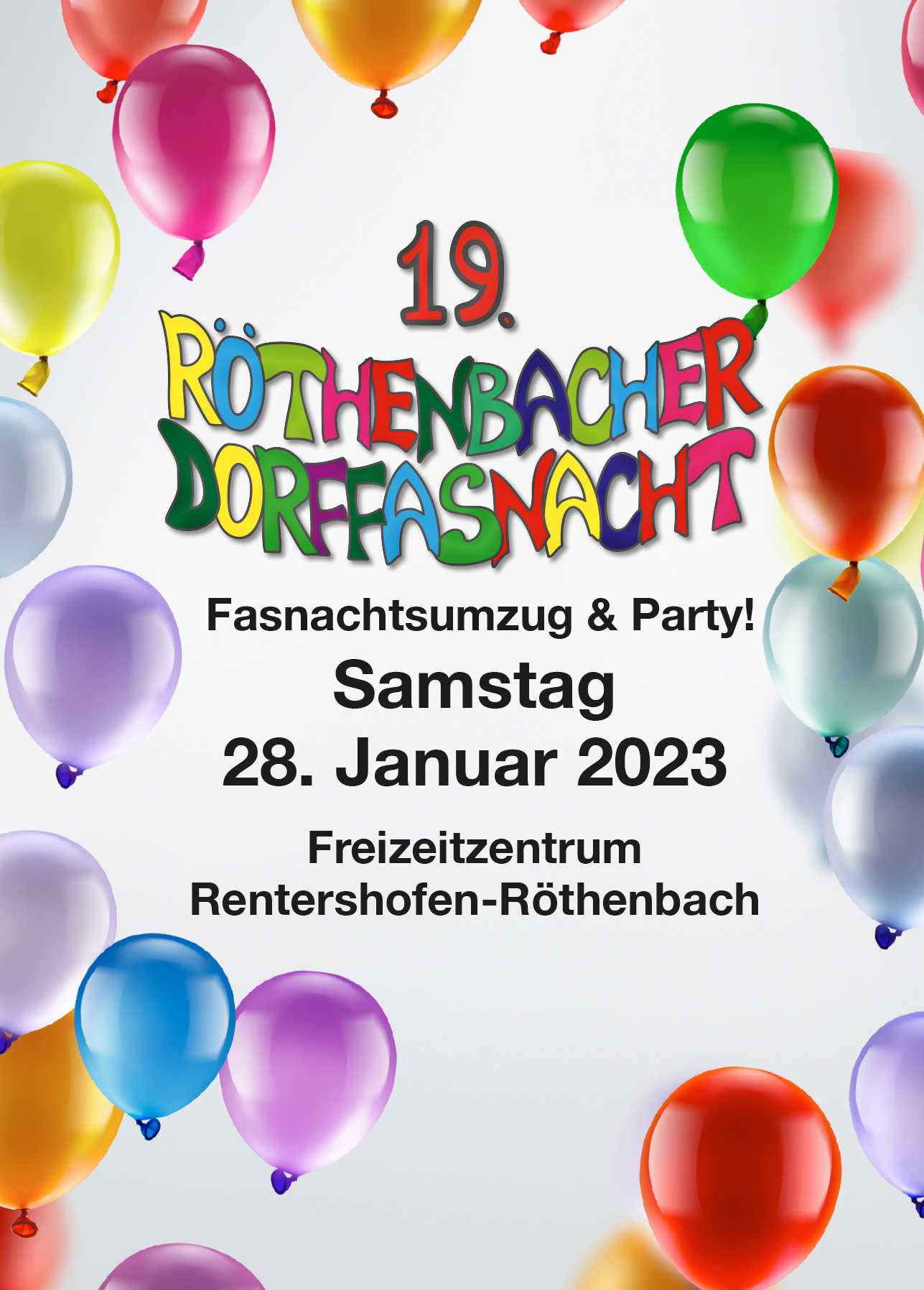 19. Röthenbacher Dorffasnacht 28.01.2023